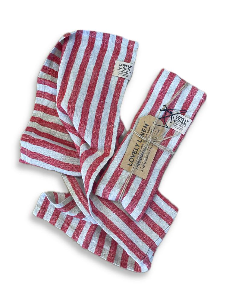 MISTY GUEST TOWEL Edge Real Red