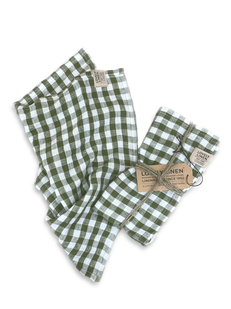 MISTY GUEST TOWEL Square Jeep Green