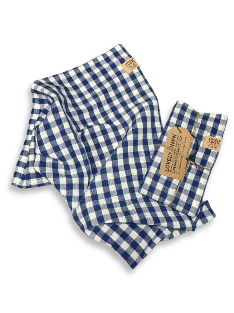 MISTY GUEST TOWEL Square Denim Blue