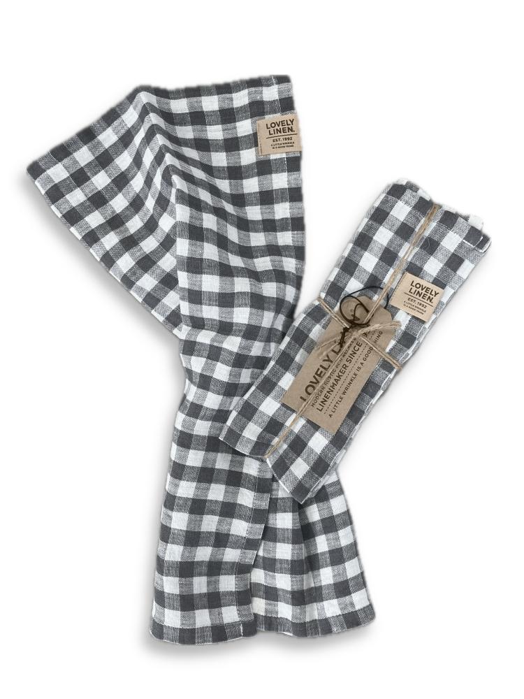 MISTY GUEST TOWEL Square Dark Grey