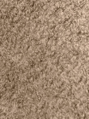 CURLY BLANKET Almond