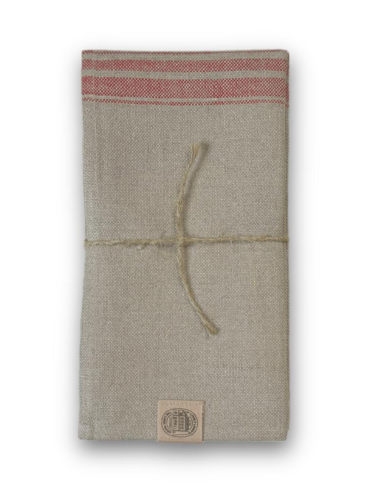 HERITAGE NAPKINS Natural Beige & Red