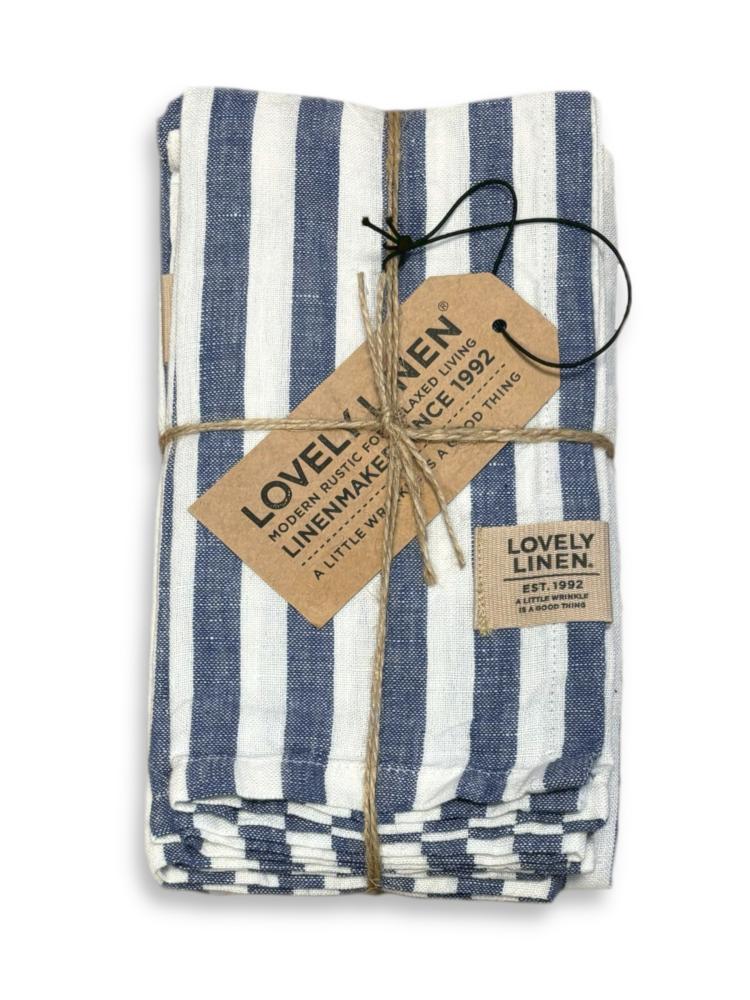 MISTY NAPKINS Edge Denim Blue