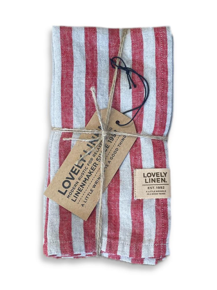 MISTY NAPKINS Edge Real Red