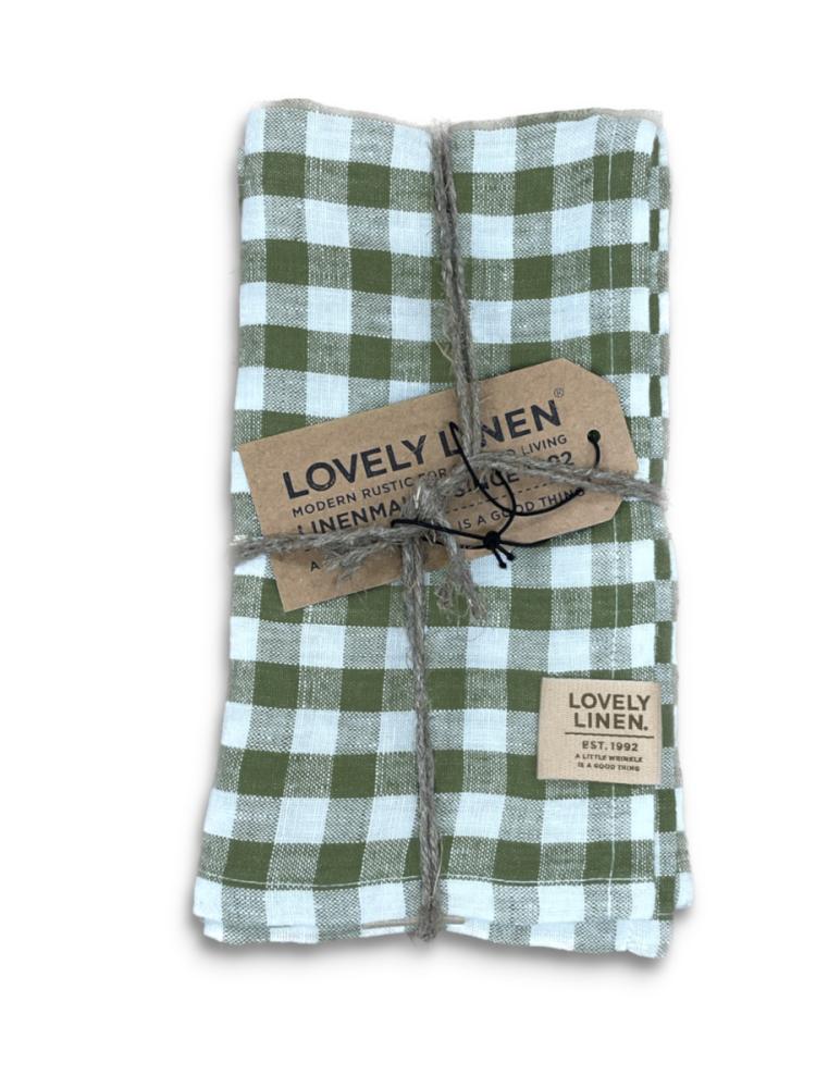 MISTY NAPKINS Square Jeep Green