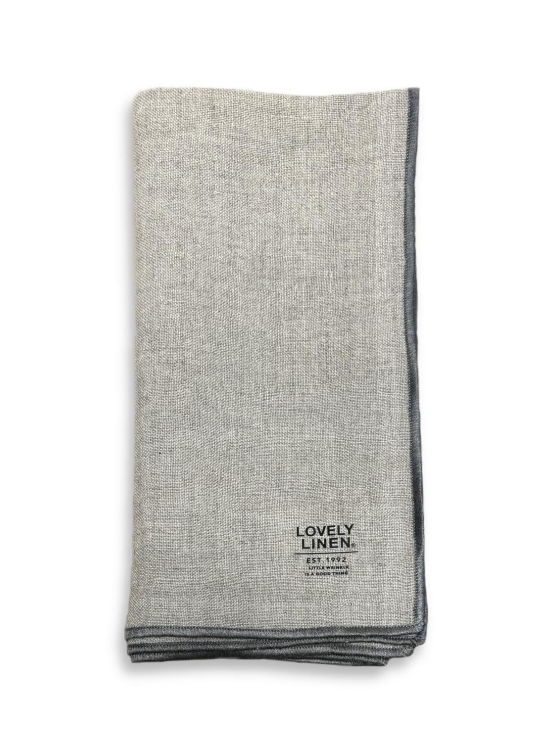 Grace Servietten Beige & Graphite
