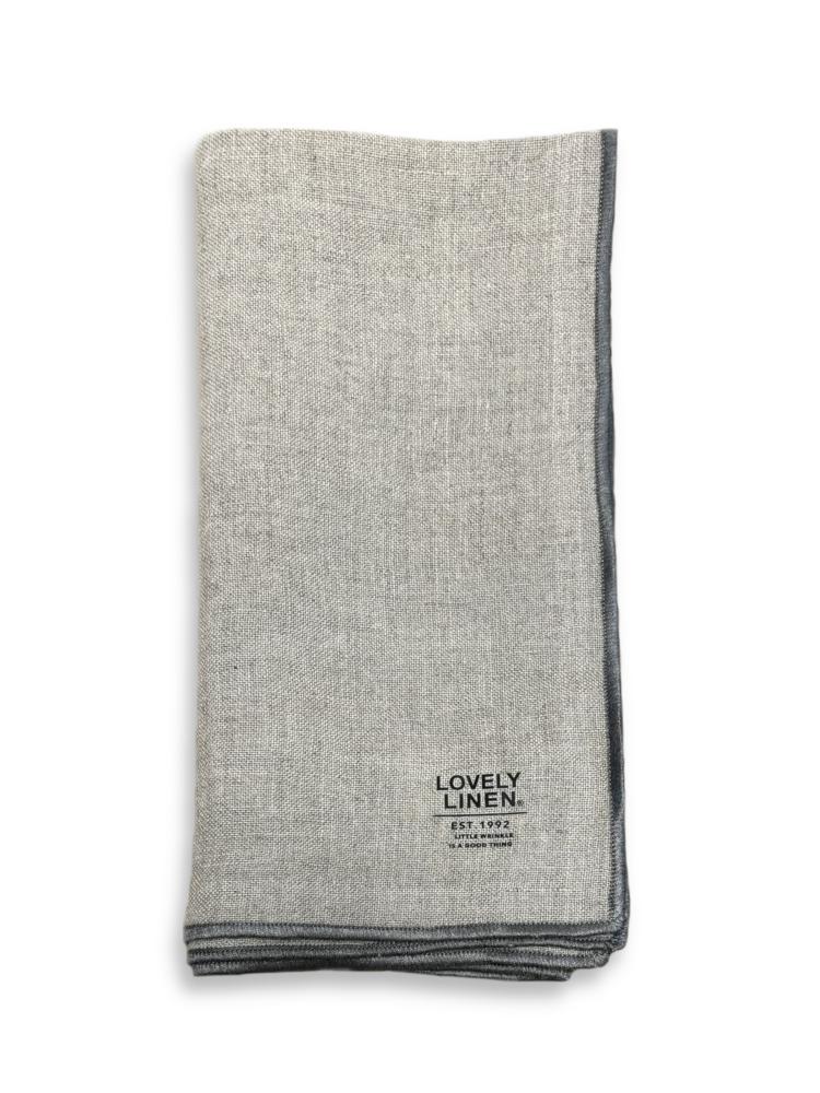 GRACE NAPKINS Beige & Graphite