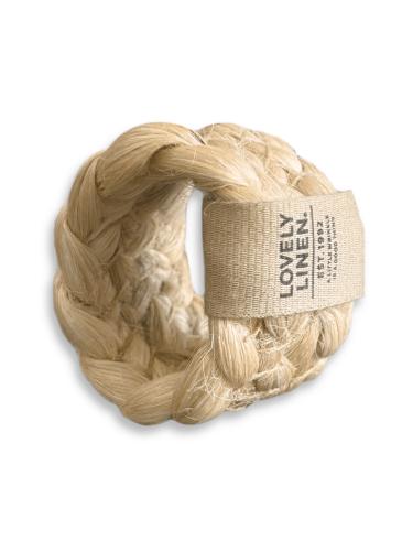 BREEZY NAPKIN RINGS Natural Beige