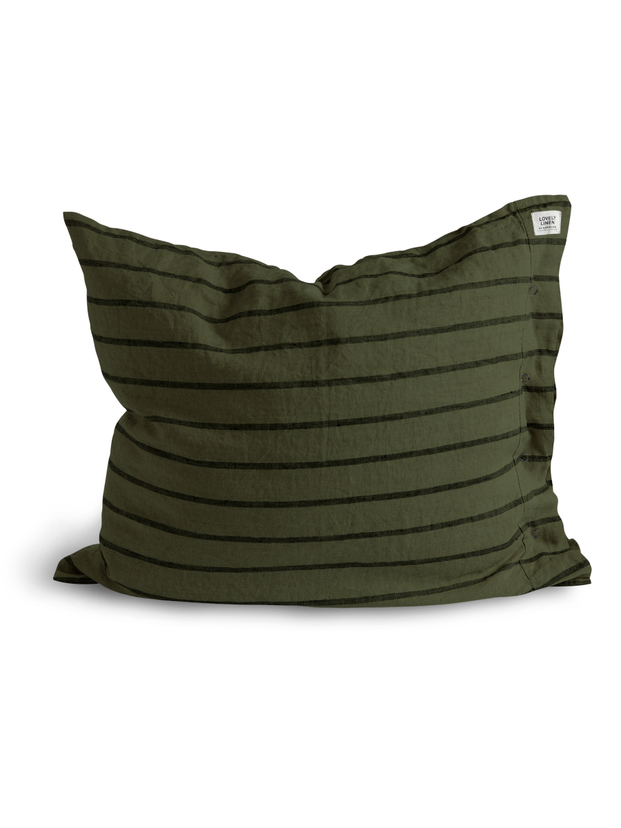 MISTY PILLOWCASE Stripe Forest