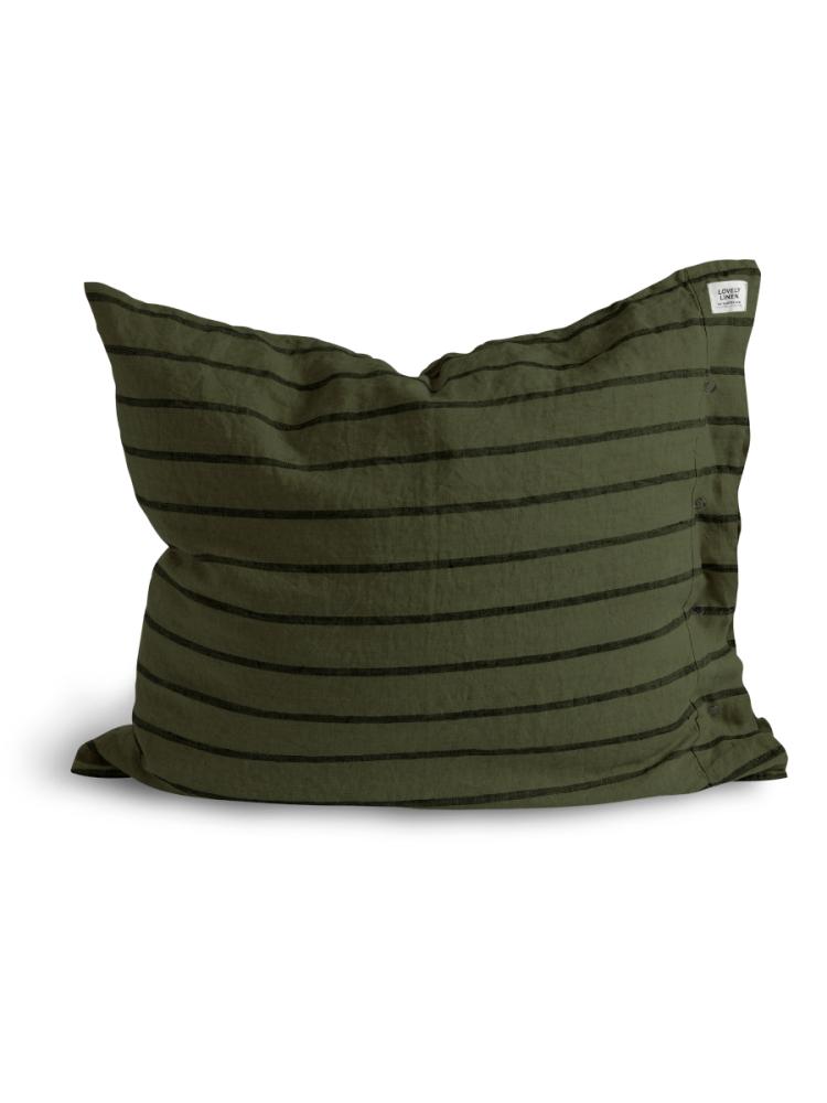 MISTY PILLOWCASE Stripe Forest