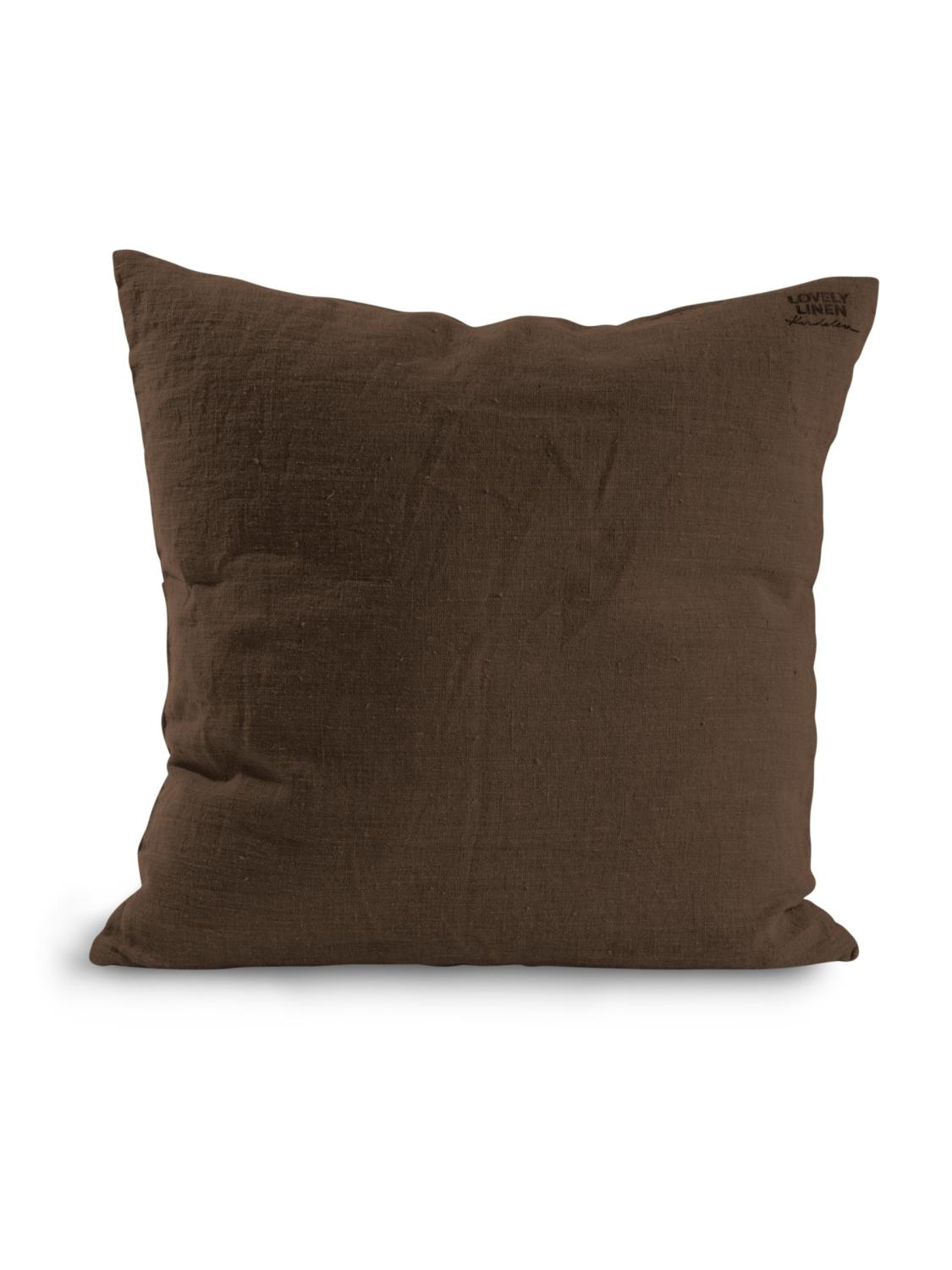 LOVELY CUSHION COVER Chocolate