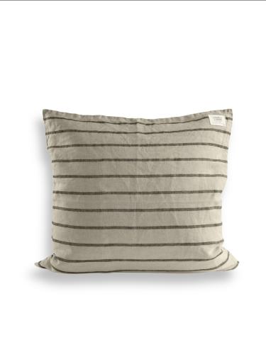 MISTY CUSHION COVER Stripe Black