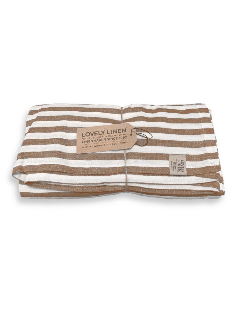 MISTY TABLECLOTH Edge Almond