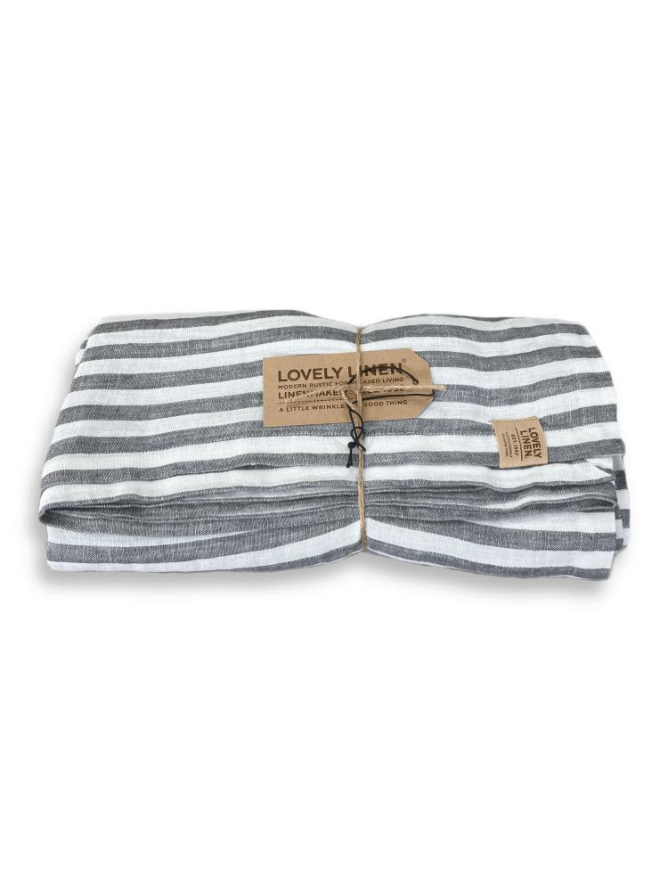 MISTY TABLECLOTH Edge Dark Grey