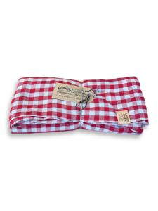 MISTY TABLECLOTH Square Real Red