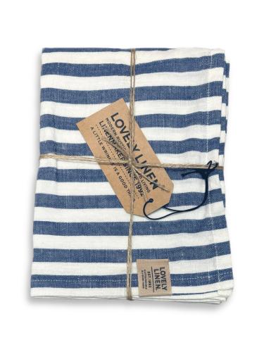 MISTY KÖKSHANDDUK Edge Denim Blue