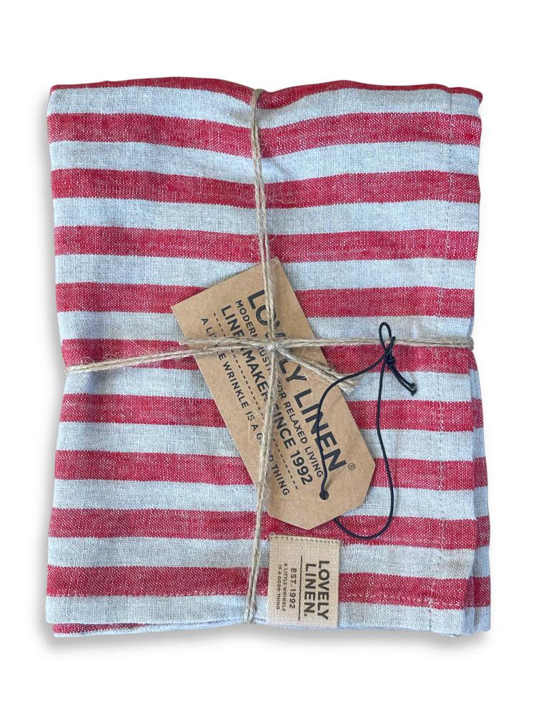 MISTY KITCHEN TOWEL Edge Real Red