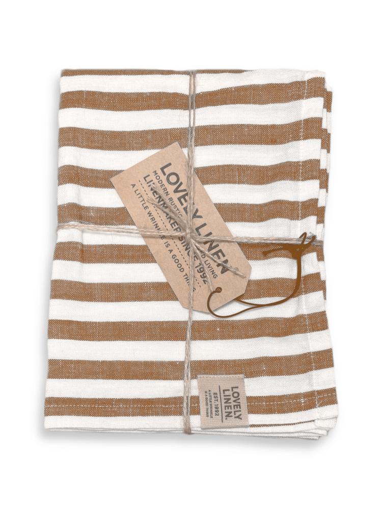 MISTY KITCHEN TOWEL Edge Almond