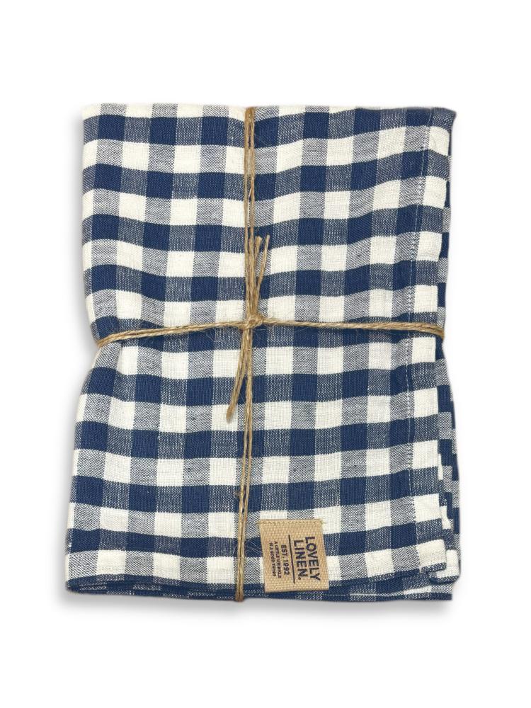 MISTY KITCHEN TOWEL Square Denim Blue