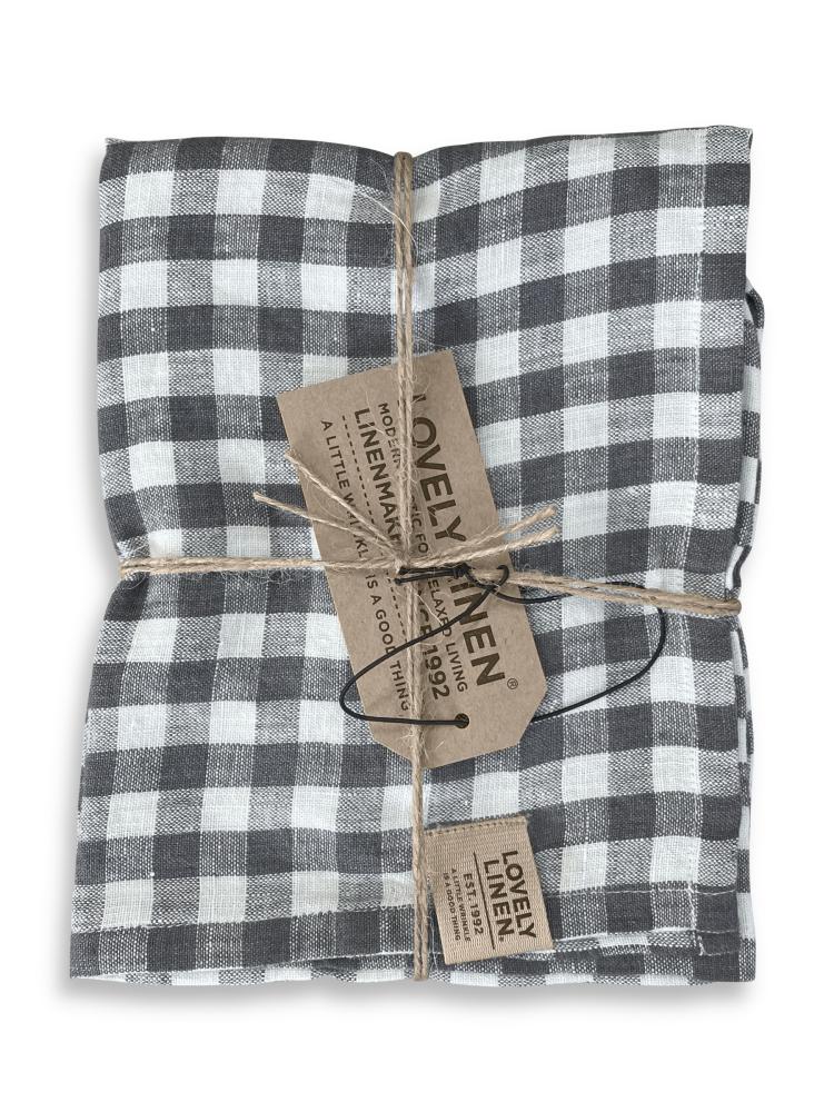MISTY KITCHEN TOWEL Square Dark Grey