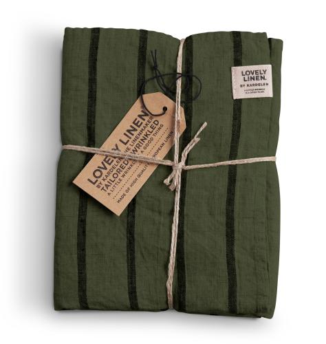 MISTY KITCHEN TOWEL Stripe Forest