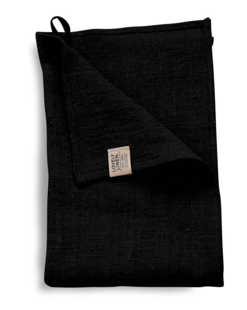 RUSTIC KÖKSHANDDUK Black
