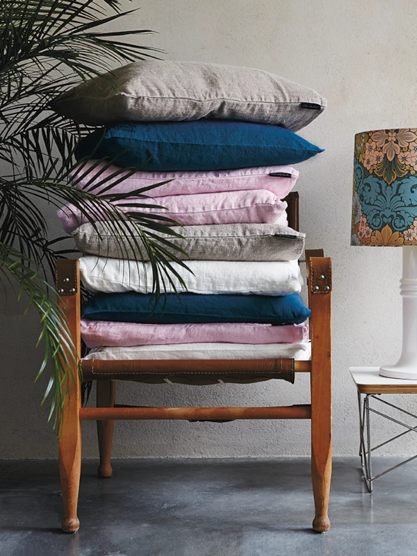 Linen cushion covers for a summer update at home