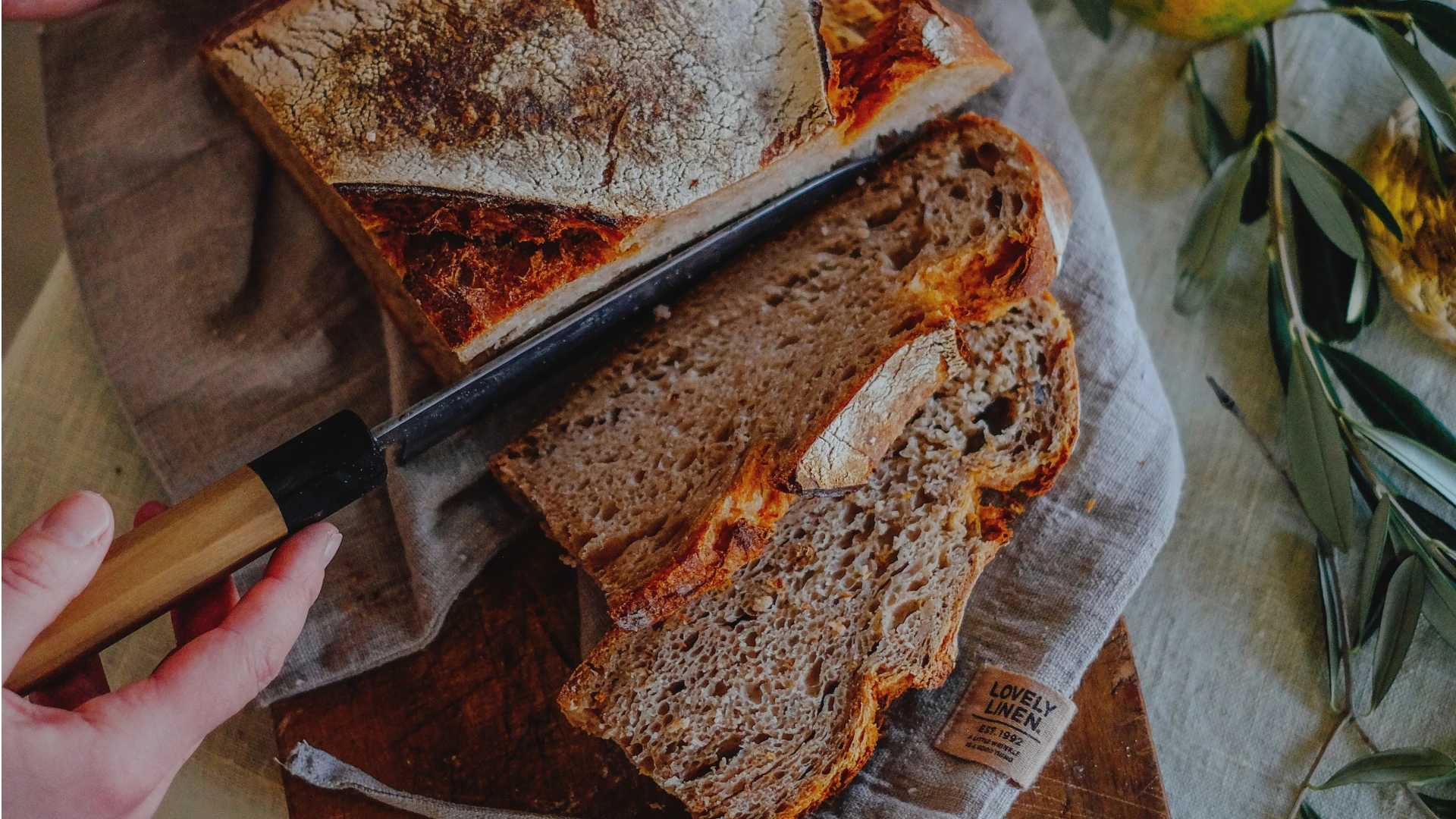 Kökstextilier i linne från Lovely Linen