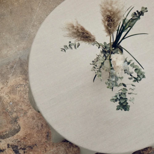 Rund duk Classic Off-white