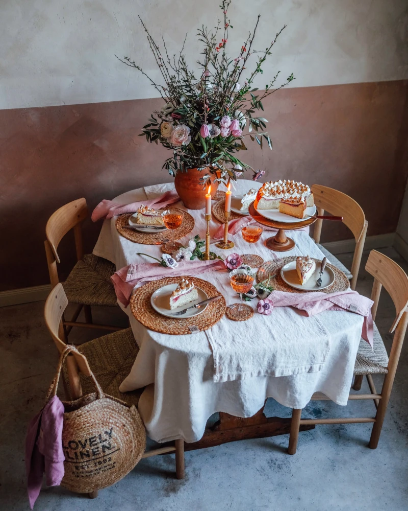 Vanilla och Litchi dukning