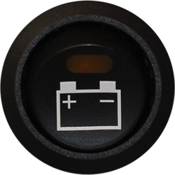 Brytare Batteri, Belyst