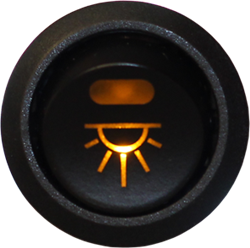 Brytare Innerbelysning, belyst symbol