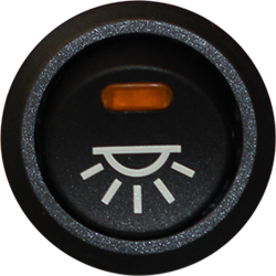 Brytare Innerbelysning, belyst