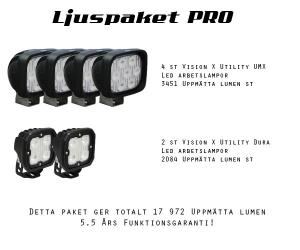Arbetsbelysningspaket Pro