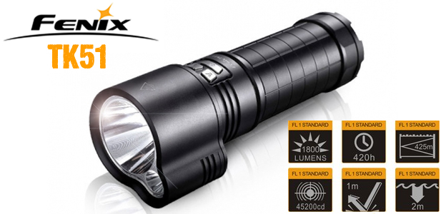 Fenix TK51 Led ficklampa