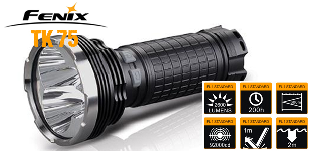 Fenix TK75 Led ficklampa