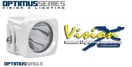 Vision X Optimus single White 10w Led extraljus