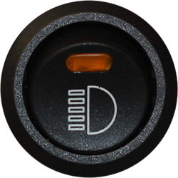 Brytare Sidospan Vänster, belyst