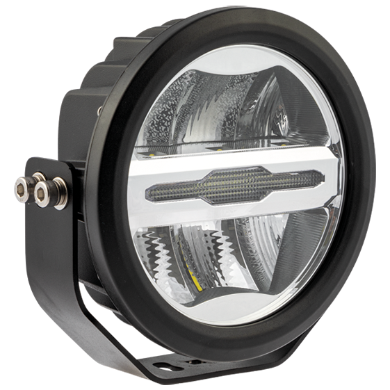OPTIBEAM Savage 9" LED-extraljus vit/orange DRL