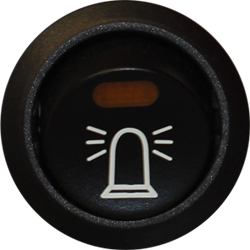 Brytare Varningsljus, belyst