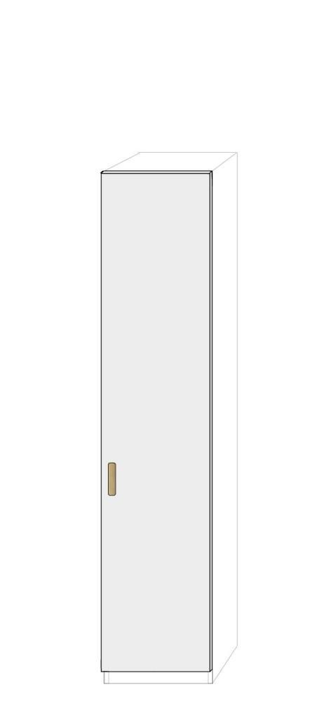 Högerhängd dörr 50cm Pax - fanér med paula grepp