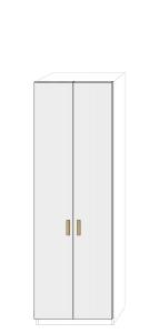 Dörrpar 75cm Pax - fanér med paula grepp