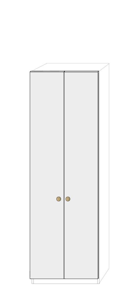 Dörrpar 75cm Pax - fanér med pixie grepp