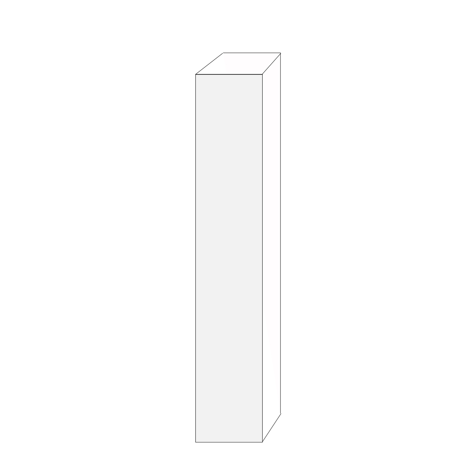 40x220 - 1 lucka vänsterhängd