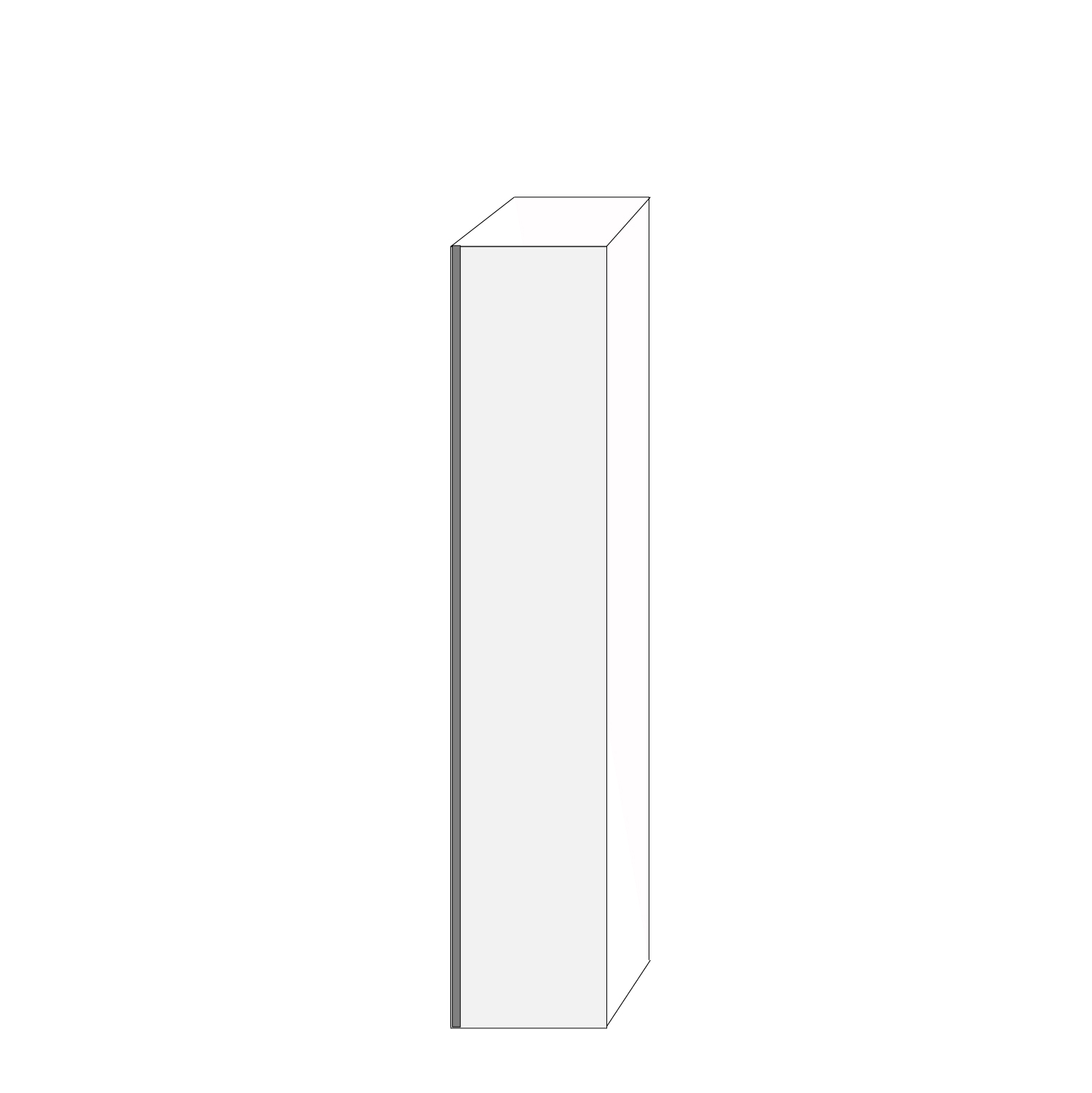 40x200 - 1 lucka högerhängd