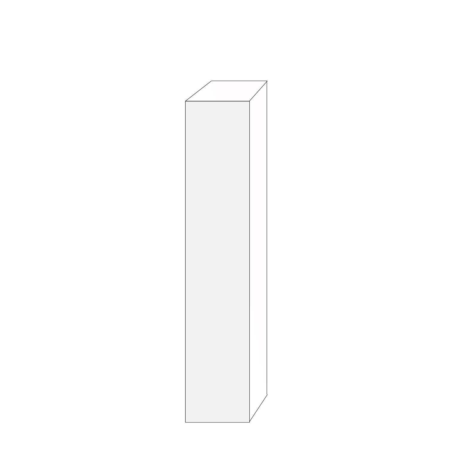 40x200 - 1 lucka högerhängd