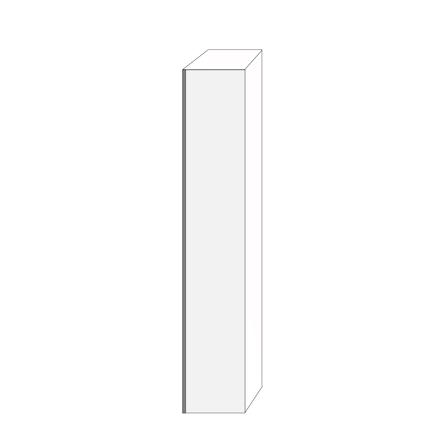 40x220 - 1 lucka högerhängd