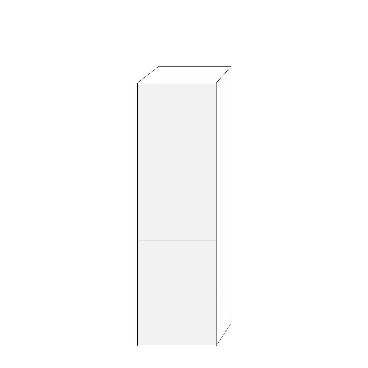 Af Kant 60x200 - 2 luckor vänsterhängda 120/80