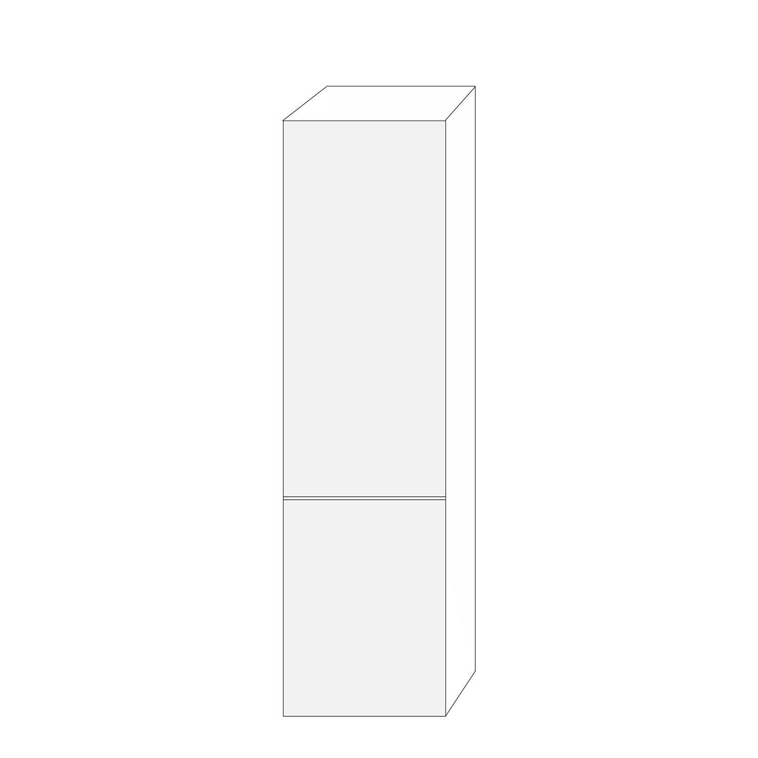 Af Kant 60x220 - 2 luckor vänsterhängda 140/80