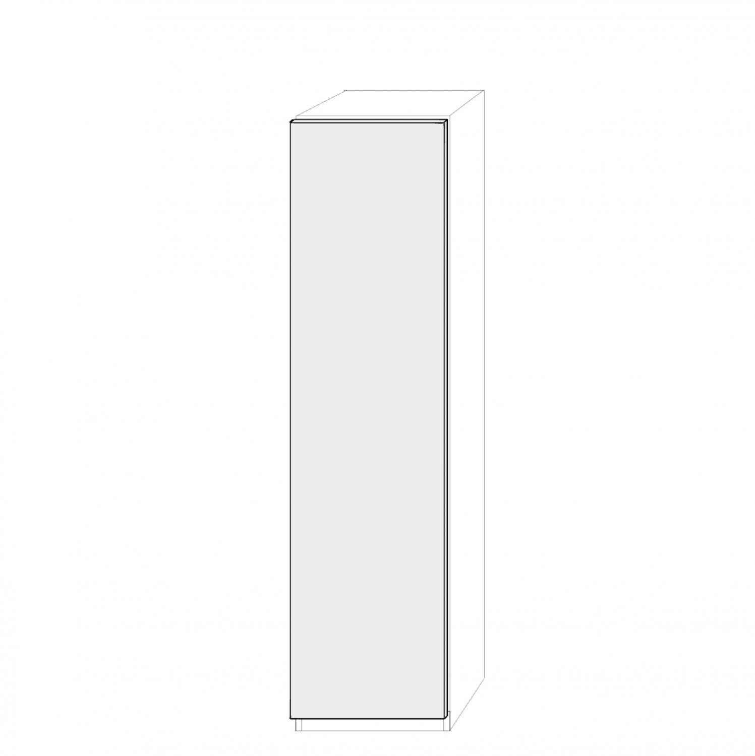 Vänsterhängd dörr 50cm Pax - slät